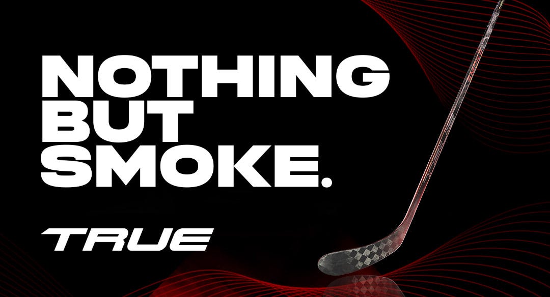 True HZRDUS Smoke Hockey Sticks: Nothing but smoke