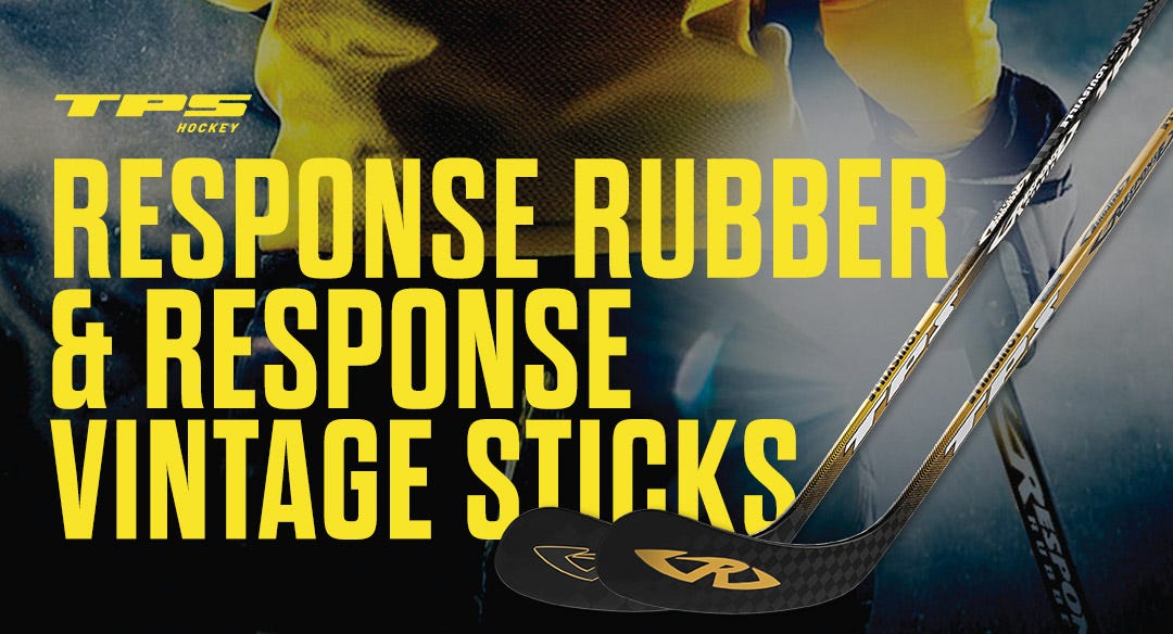 TPS Hockey: Response Rubber and Response Vintage Sticks