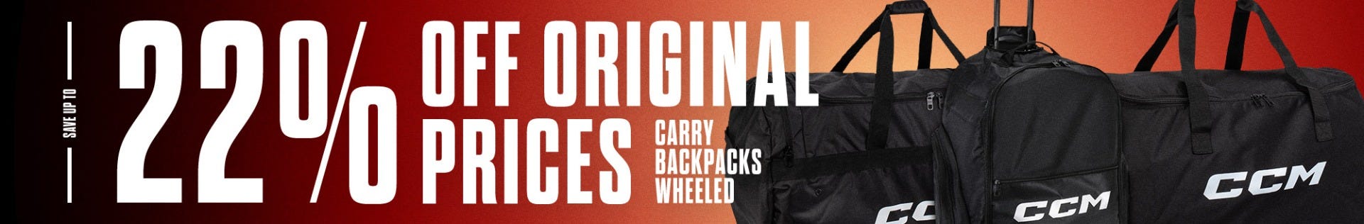 Save up to 22% on CCM Equipment Bags
