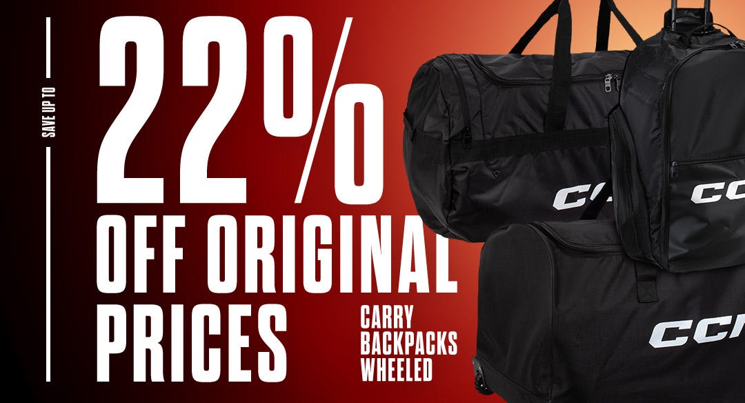  Save up to 22% on CCM Equipment Bags
