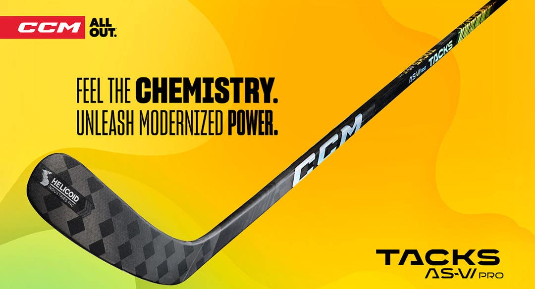 CCM Tacks AS-VI Pro Hockey Sticks. Feel the chemistry. Unleash modernized power.