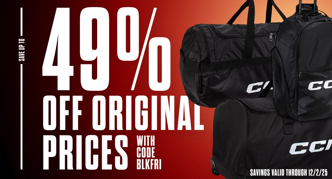  Save up to 49% on CCM Equipment Bags with code BLKFRI. Savings valid through 12/2/25.