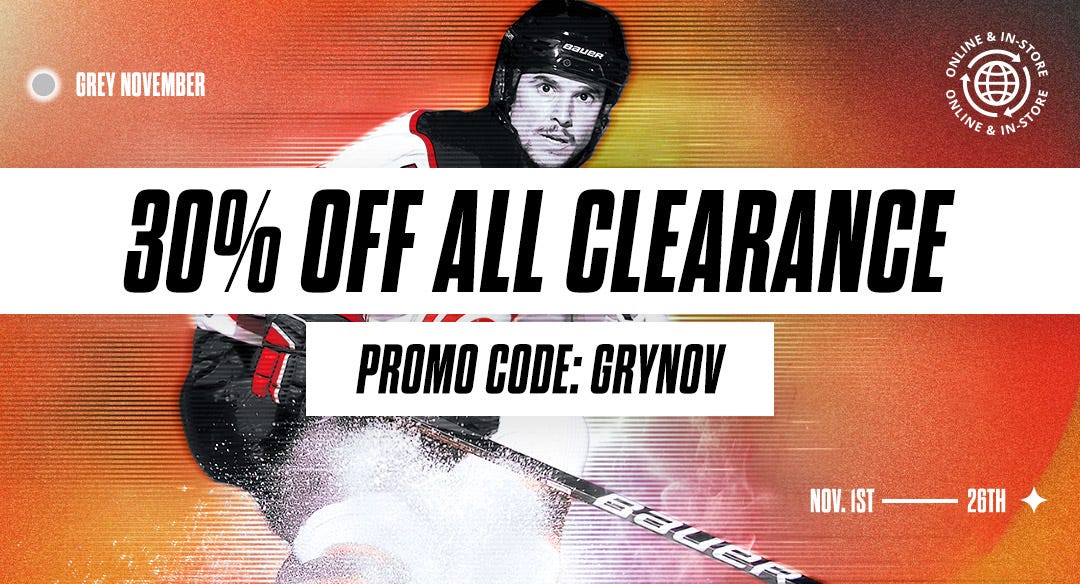 Grey November Sale. 30% off all clearance. Promo Code: GRYNOV. November 1st through 26th.