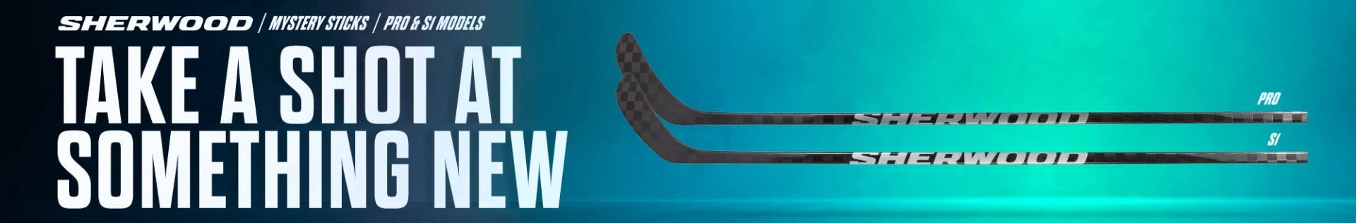 Sherwood Mystery hockey sticks, pro and s1 models. Take a shot at something new.