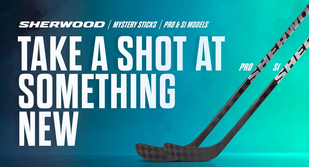 Sherwood Mystery hockey sticks, pro and s1 models. Take a shot at something new.