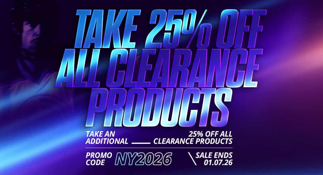 Take 25% off all clearance products. Promo code NY2026. Sale ends 1/7/26.