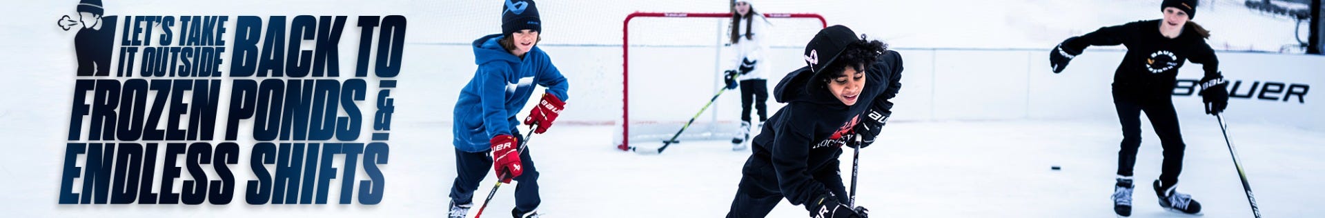 Let's take it outside. Back to frozen ponds and endless shifts.
