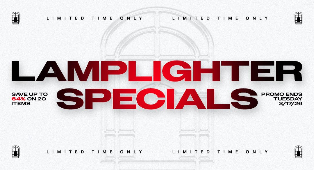 Limited time only. Lamplighter Specials. Save up to 64% on 20 items. Promo ends 3/17/26.