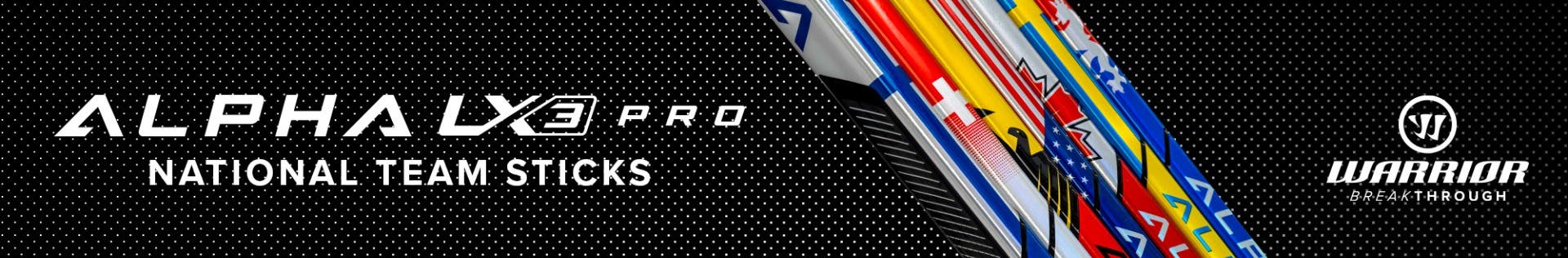 Warrior Alpha LX3 Pro National Team Sticks