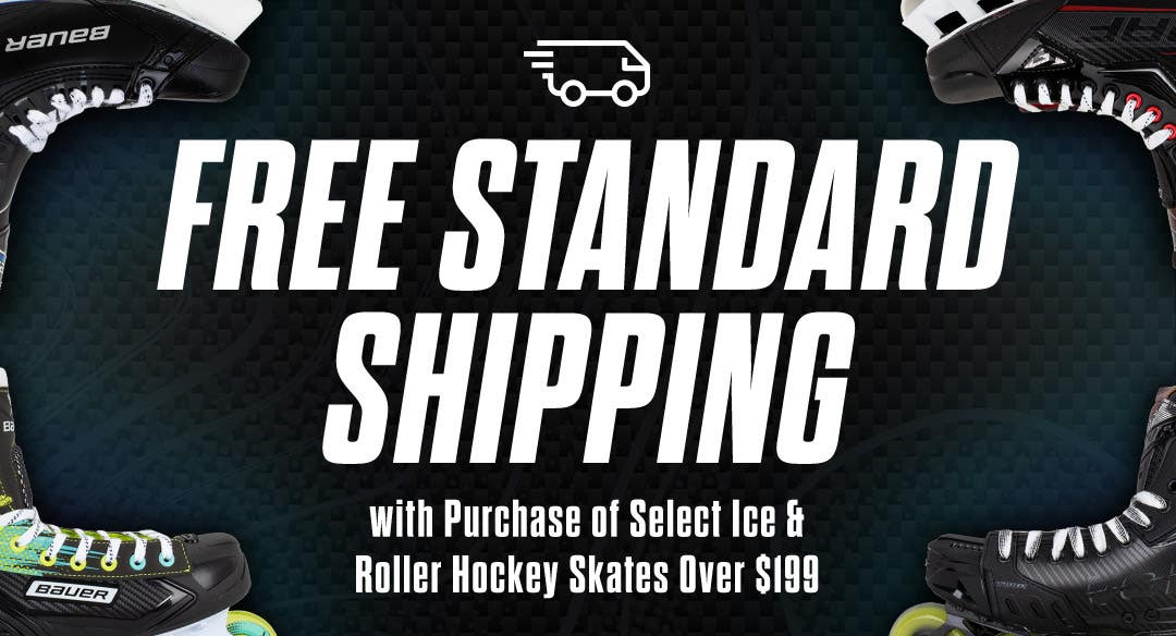 Free Standard Shipping with Purchase of Select Skates Over $199.00