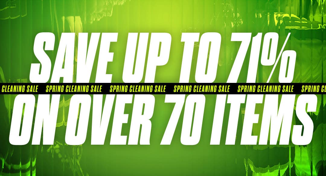 Spring Cleaning Sale. Save up to 71% on over 70 items.