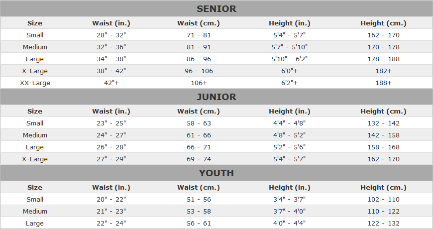 Hockey Girdle Sizing vs. Hockey Pants