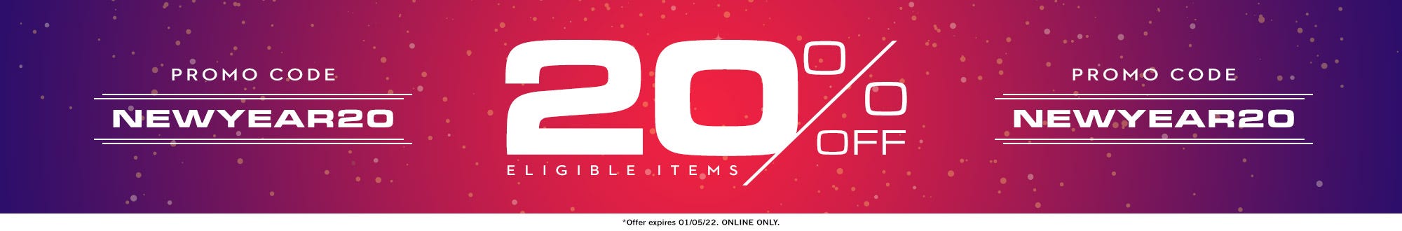 New Year Sale: 20% off