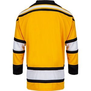 back of custom hockey jersey